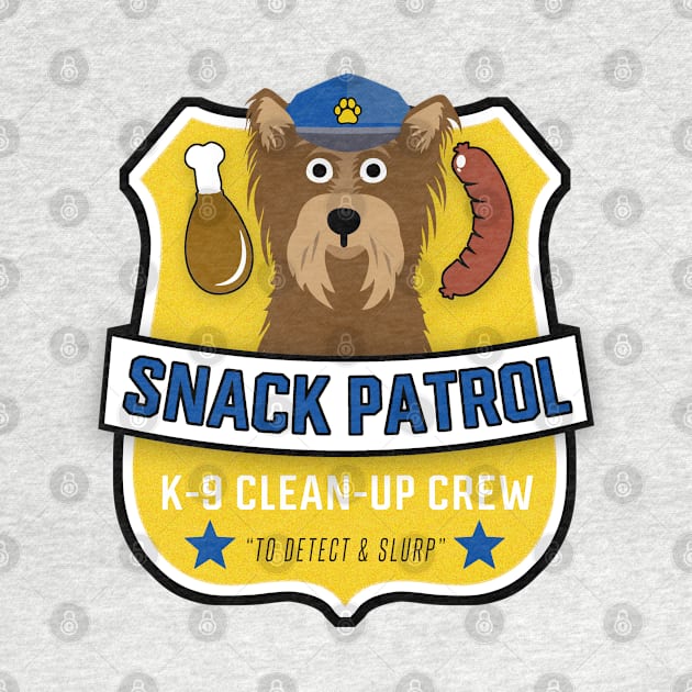 Yorkshire Terrier Snack Patrol by Rumble Dog Tees